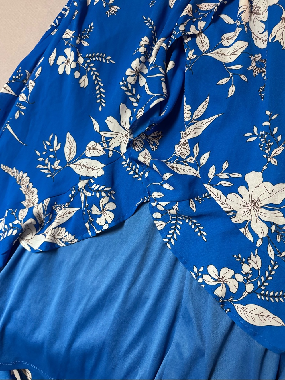 If By Sea-Anthro Brand Floral High-Low Maxi Dress Size Small - Picture 2 of 10